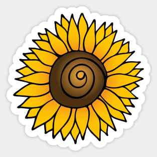 Sunflower Sticker